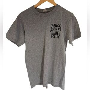 E. Gray Nice Folks on Bikes Club Tee shirt size M